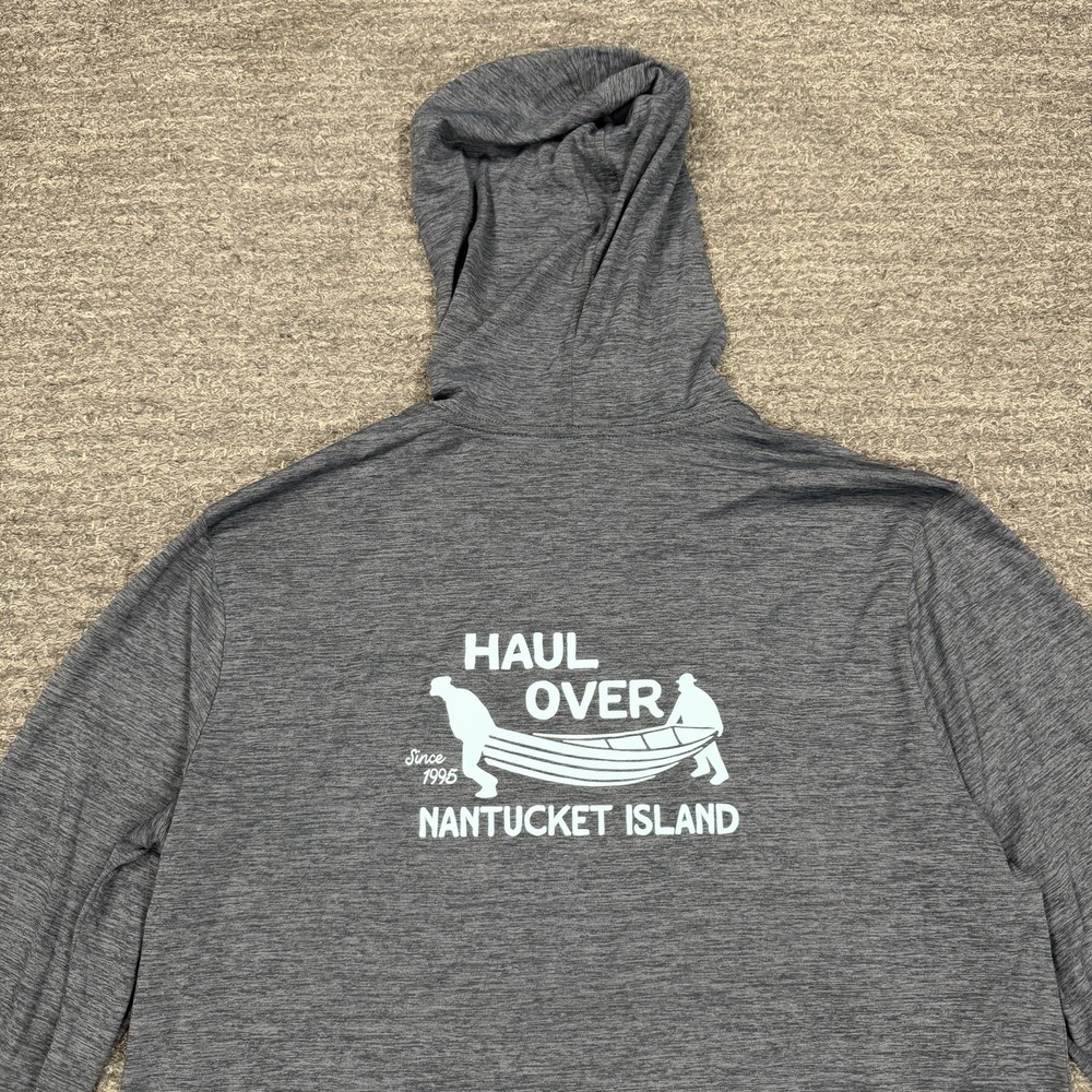 Patagonia Capilene Cool Daily Hoody Men Small Haul Over Nantucket Island Canoe